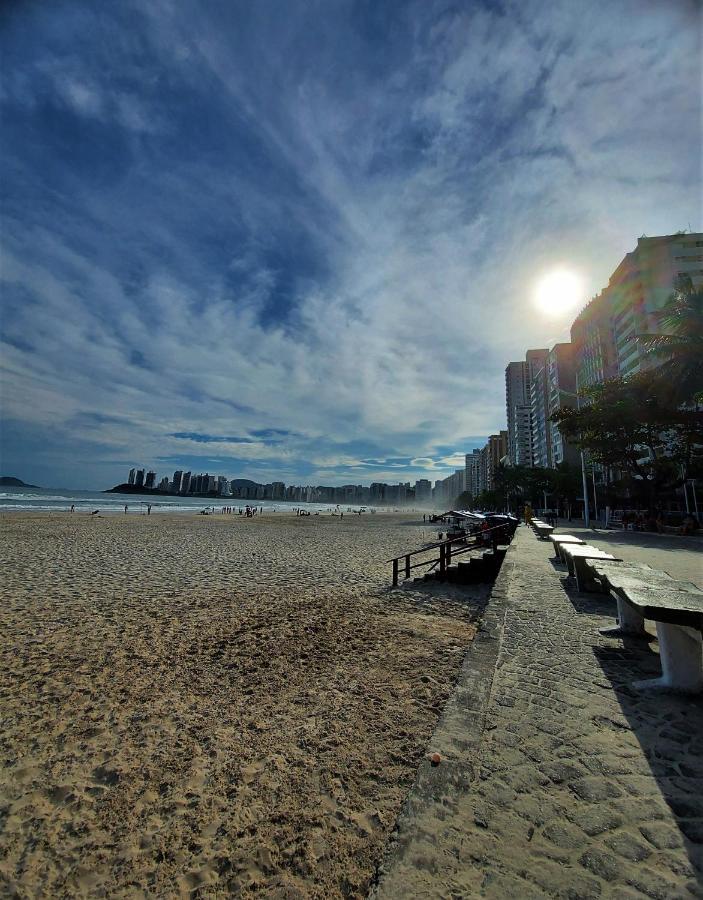 Apto pé na areia Praia das Pitangueiras - Centro Guarujá Exterior foto